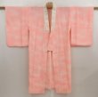 Photo8: 5405T02z360 Vintage Japanese Kimono Silk JUBAN Butterfly Pink (8)