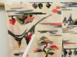 Photo5: 5405T04z390 Vintage Japanese Kimono Silk MEISEN HAORI Scenery Off-white (5)