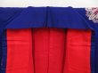 Photo7: 5405T13z750 Vintage Japanese Kimono Silk OMESHI Flower Dark lavender blue (7)