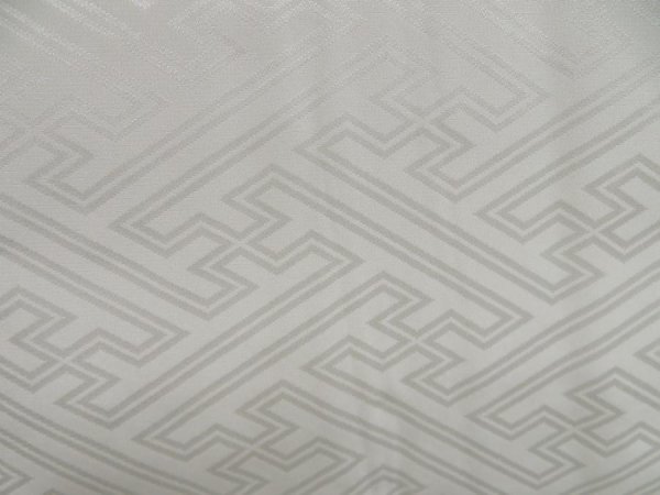 Photo4: 5405T15z460  Japanese Kimono Silk JUBAN Sayagata Off-white (4)
