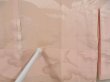 Photo5: 5411T01z440 Vintage Japanese Kimono Silk JUBAN Flying crane Light pink (5)
