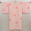 Photo1: 5411T02z550 Vintage Japanese Kimono Silk JUBAN Plum blossom Pink (1)