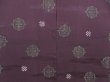 Photo3: 5411T03z580 Vintage Japanese Kimono Silk HAORI  Dark purple (3)