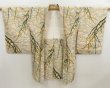 Photo6: 5411T04z410 Vintage Japanese Kimono Silk MEISEN HAORI Branch Peach (6)