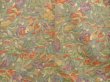 Photo4: 5411T07z930 Vintage Japanese Kimono Silk KOMON Princess Green-Gray (4)