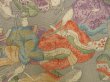 Photo5: 5411T07z930 Vintage Japanese Kimono Silk KOMON Princess Green-Gray (5)