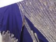 Photo2: 5411T08z1020 Vintage Japanese Kimono Silk TSUKESAGE Peacock feather (2)