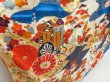 Photo3: 5411T11z1170 Vintage Japanese Kimono Silk FURISODE Royal cart Off-white (3)