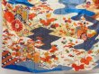 Photo5: 5411T11z1170 Vintage Japanese Kimono Silk FURISODE Royal cart Off-white (5)