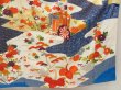 Photo7: 5411T11z1170 Vintage Japanese Kimono Silk FURISODE Royal cart Off-white (7)