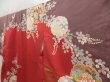 Photo2: 5411T13z1020  Japanese Kimono Silk TSUKESAGE Yukiwa Dark red (2)
