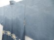 Photo2: 5413T02z540 Vintage Japanese Kimono Silk HAORI  Dull light blue (2)