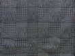 Photo5: 5413T09z820 Vintage Japanese Kimono Silk TSUMUGI  Dark navy-Gray (5)