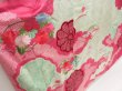 Photo3: 5413T11z1000 Vintage Japanese Kimono Silk FURISODE Chrysanthemum Soft green (3)