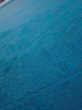 Photo4: 2i01z90  Japanese Kimono Silk  FABRIC Festival Deep cyan 65.0x14.4 (4)