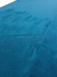 Photo5: 2i01z90  Japanese Kimono Silk  FABRIC Festival Deep cyan 65.0x14.4 (5)
