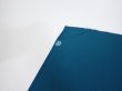 Photo9: 2i01z90  Japanese Kimono Silk  FABRIC Festival Deep cyan 65.0x14.4 (9)