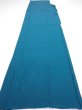Photo9: 2i02z140  Japanese Kimono Silk  FABRIC Festival Deep cyan 56.7x18.1 (9)