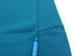 Photo10: 2i03z140  Japanese Kimono Silk  FABRIC Festival Deep cyan 57.5x18.1 (10)