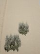Photo1: 2i06z90  Japanese Kimono Silk  FABRIC Scenery Cream-White 69.7x14.4 (1)