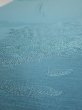 Photo3: 2i01z60  Japanese Kimono Silk  FABRIC Edo era Blue-Gray 43.3x14.2 (3)