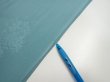 Photo8: 2i01z60  Japanese Kimono Silk  FABRIC Edo era Blue-Gray 43.3x14.2 (8)