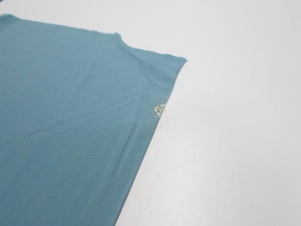 Photo10: 2i03z220  Japanese Kimono Silk  FABRIC Edo era Blue-Gray 63.0x28.3 (10)