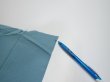 Photo7: 2i05z90  Japanese Kimono Silk  FABRIC Edo era Blue-Gray 68.5x14.4 (7)