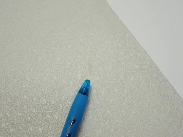 Photo9: 2i02z50  Japanese Kimono Silk  FABRIC Scenery Smoky-white 39.4x13.8 (9)