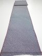 Photo5: 2R05z100  Japanese Kimono Silk  FABRIC Shibori Navy 82.7x14.8 (5)