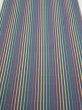 Photo1: 2R02z70  Japanese Kimono Silk  FABRIC Stripe Blue-Gray 67.7x14.2 (1)
