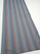 Photo2: 2R08z90  Japanese Kimono Silk  FABRIC Stripe Blue-Gray 85.0x14.2 (2)