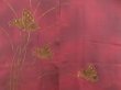 Photo3: 5416T04z560 Vintage Japanese Kimono Silk HAORI Butterfly Wine red (3)