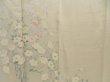 Photo8: 5416T09z880  Japanese Kimono Silk TSUKESAGE Camellia Off-white (8)