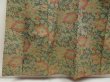 Photo4: 5416T13z670 Vintage Japanese Kimono Silk OSHIMA TSUMUGI Flowers Moss grey (4)