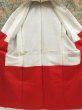 Photo8: 5416T13z670 Vintage Japanese Kimono Silk OSHIMA TSUMUGI Flowers Moss grey (8)