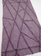 Photo2: 3H01z50  Japanese Kimono Silk  FABRIC Shibori Light purple 42.1x14.0 (2)