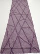Photo5: 3H01z50  Japanese Kimono Silk  FABRIC Shibori Light purple 42.1x14.0 (5)