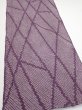 Photo2: 3H04z70  Japanese Kimono Silk  FABRIC Shibori Light purple 68.5x13.8 (2)