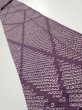 Photo1: 3H09z40  Japanese Kimono Silk  FABRIC Shibori Light purple 86.6x6.7 (1)