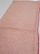Photo3: 3H02z50  Japanese Kimono Silk  FABRIC Shibori Coral pink 40.9x14.2 (3)
