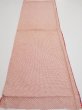 Photo5: 3H02z50  Japanese Kimono Silk  FABRIC Shibori Coral pink 40.9x14.2 (5)