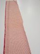 Photo3: 3H07z40  Japanese Kimono Silk  FABRIC Shibori Coral pink 61.4x7.1 (3)