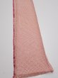Photo2: 3H08z40  Japanese Kimono Silk  FABRIC Shibori Coral pink 62.2x7.1 (2)