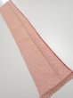 Photo1: 3H10z30  Japanese Kimono Silk  FABRIC Shibori Coral pink 38.2x7.1 (1)
