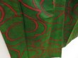 Photo3: 5417T01z810 Vintage Japanese Kimono Silk TSUMUGI Stream Green (3)