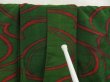 Photo8: 5417T01z810 Vintage Japanese Kimono Silk TSUMUGI Stream Green (8)