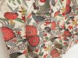 Photo3: 5417T06z860 Vintage Japanese Kimono Silk KOMON Peony Off-white (3)