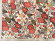 Photo4: 5417T06z860 Vintage Japanese Kimono Silk KOMON Peony Off-white (4)