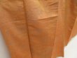 Photo3: 5417T08z750 Vintage Japanese Kimono Silk TSUMUGI Flower Cream-Orange (3)